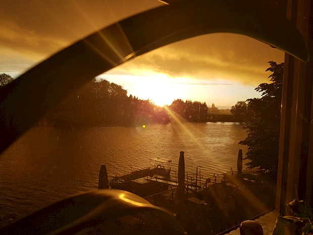 Spektakuläre Sonnenuntergänge