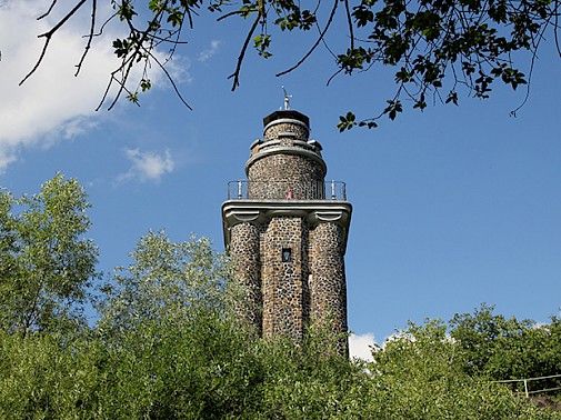 Der Wachtelbergturm bietet eine tollen Ausblick ins Muldental